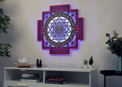 Glowing LED Mandalas