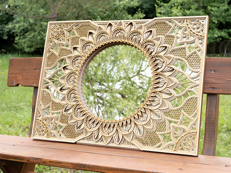 Mirror Mandala Elegant Wall Art