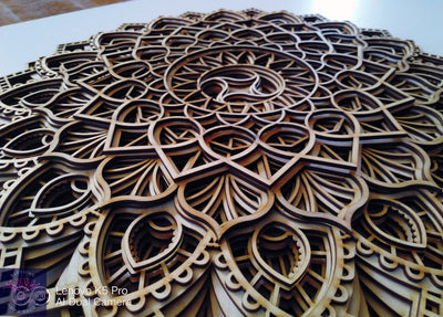 Bohemian Style Wooden Mandala