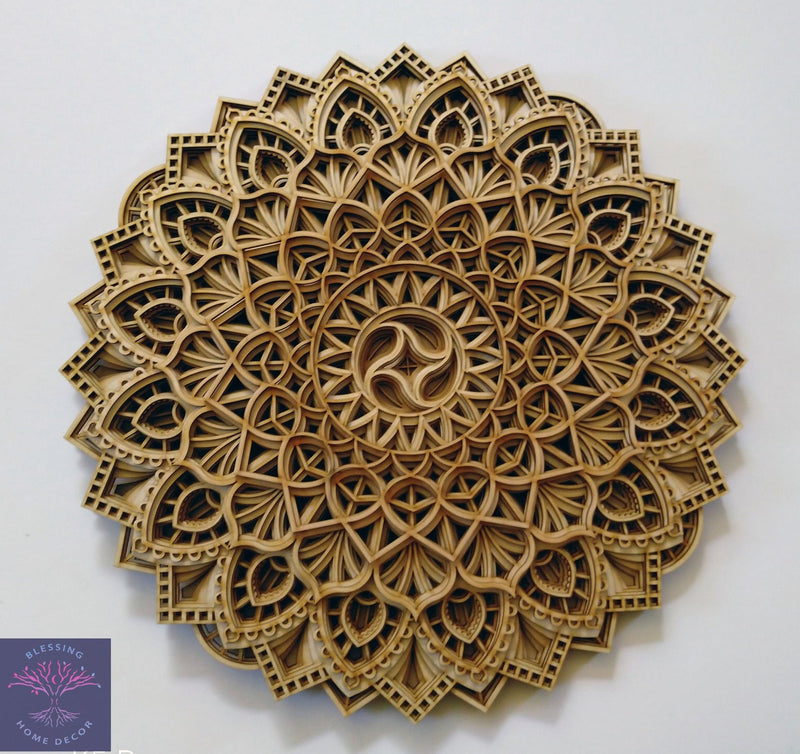 Bohemian Style Wooden Mandala