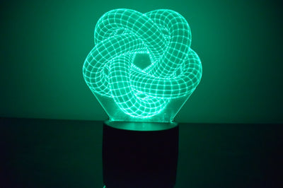 LED Night Lamp Illusion Swirl