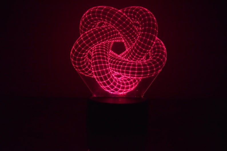 LED Night Lamp Illusion Swirl