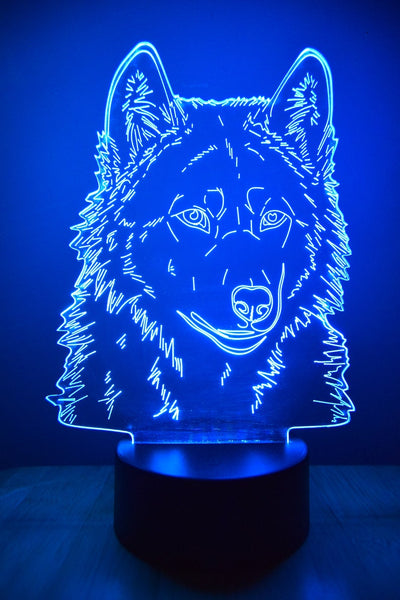 LED Night Lamp Wolf