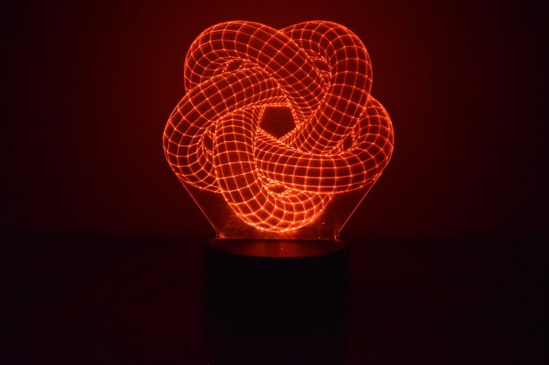 LED Night Lamp Illusion Swirl