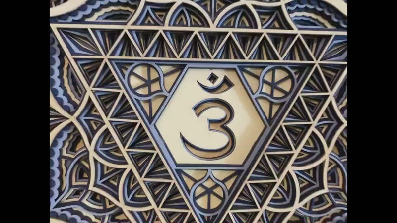 Third Eye Chakra (Sahasrara) Mandala