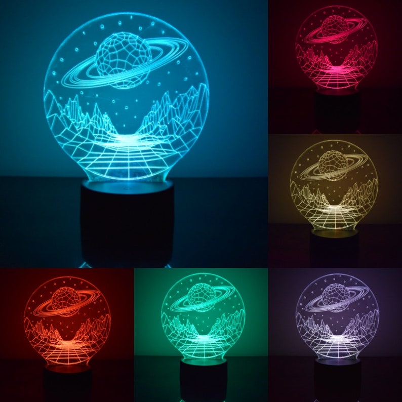 LED Night Lamp Planet