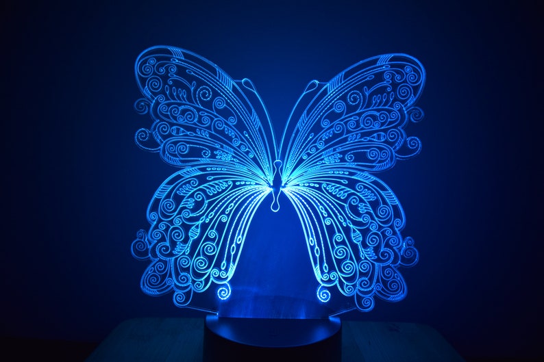 LED Night Lamp Butterfly