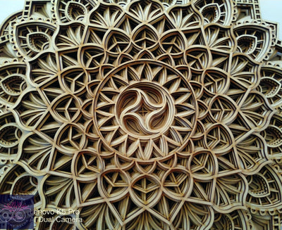 Bohemian Style Wooden Mandala