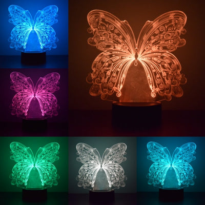 LED Night Lamp Butterfly