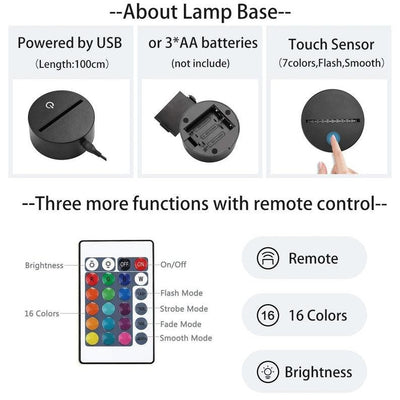 LED Night Lamp Fantasy