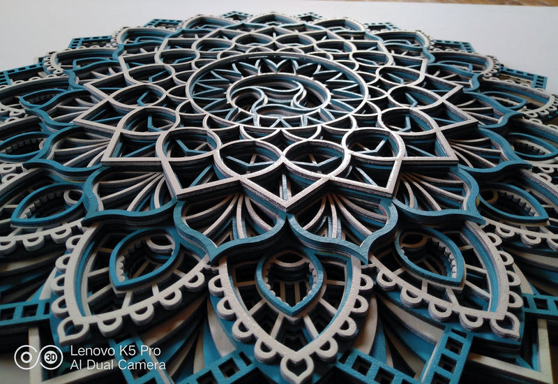 Bohemian Style Wooden Mandala