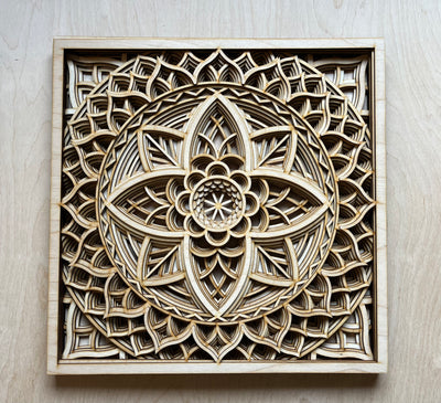 Bohemian Style Wooden Mandala