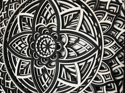 Bohemian Style Wooden Mandala