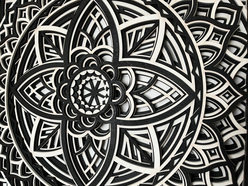 Bohemian Style Wooden Mandala