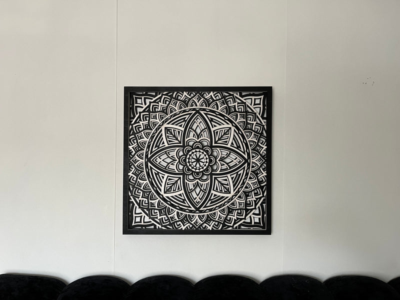 Bohemian Style Wooden Mandala